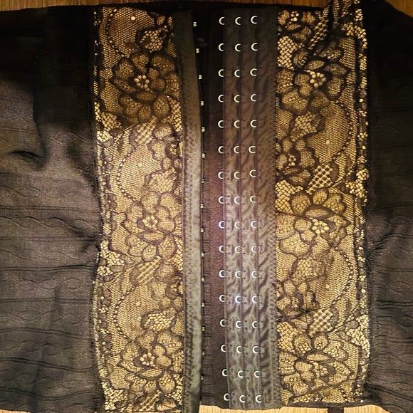 Corset Waist Trimmer Latex Boned Size XL/XXL - Picture 4 of 6